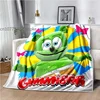 Gummibär Gummibar The Gummy Bear Poster Printed Blanket Fashion Throw Carpet for Sofa Bed Office Car Brithday Gift Decke 5