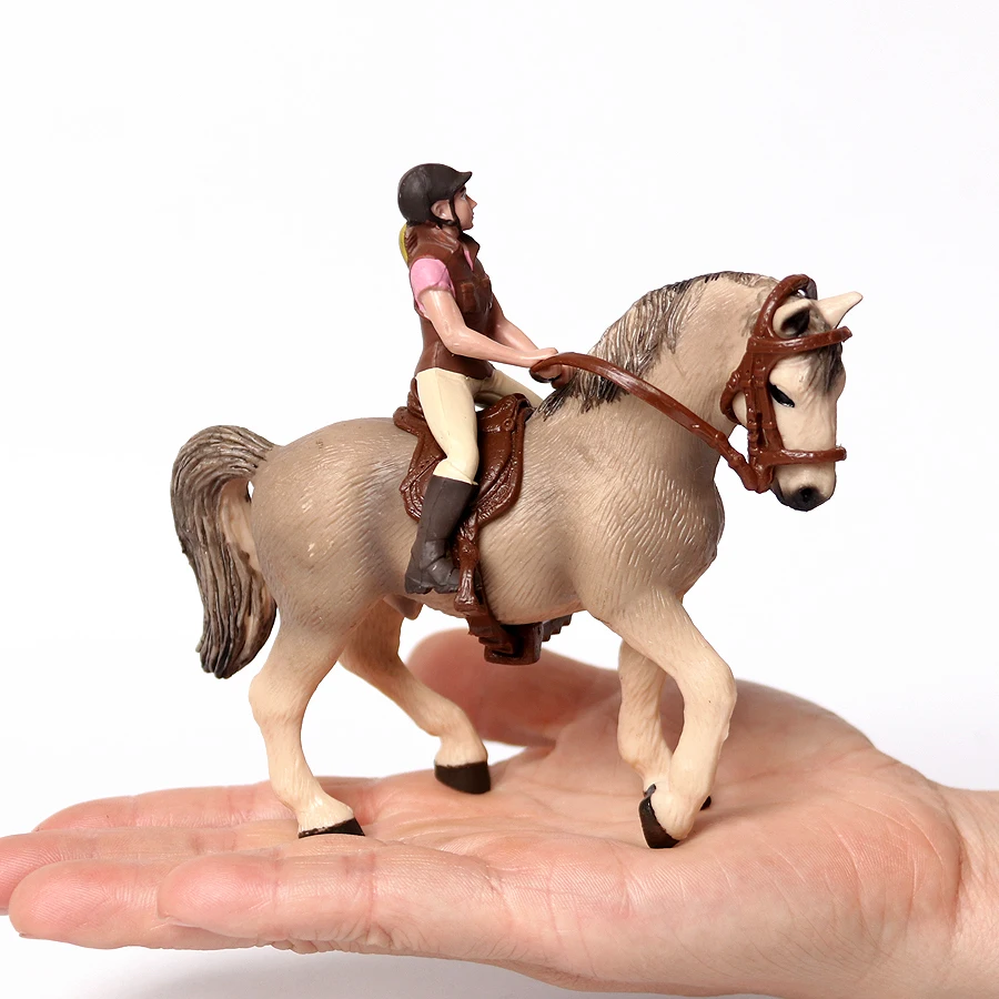 Horse Playset Animal Figurines - Equestrian Adventure Toy Set