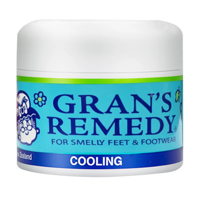Original NewZealand Grans Remedy Cooling Scented Foot Care Powder Smelly Feet FOOTWEAR Treatment Foot Odour Control foot care powder