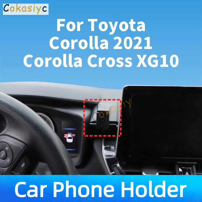 Toyota Corolla 2021 Corolla Cross XG10 2022 자동차 전화 홀더 자동차 자동 인테리어 액세서리 용 특수 무선 충전기
