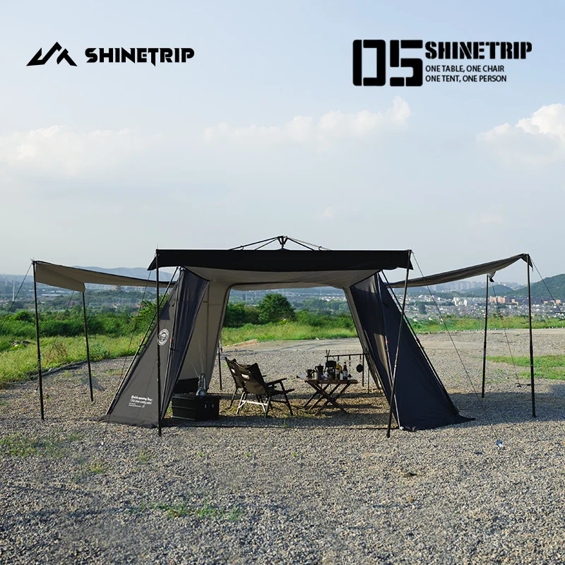 ShineTrip 05 Series Dome camping tent Quick Setup big tent camping car Oversized Canopy Waterproof Sunproof gazebo camping tent portable tent pop up gazebo tent