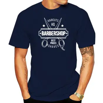 Barber Shop Hairdresser Uniform Haircut Work New Fashion Cool Casual Summer T Shirts 1