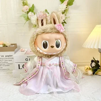 Traditional Hanfu Doll Clothes 38cm Mini Collectible Doll Outfit New Year Festival Costume Gift 1