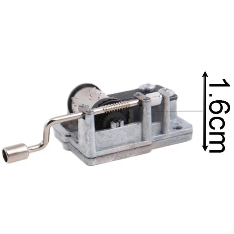 Mini Hand Crank Music Movement DIY Music Decorative Movement Play Set Mechanical