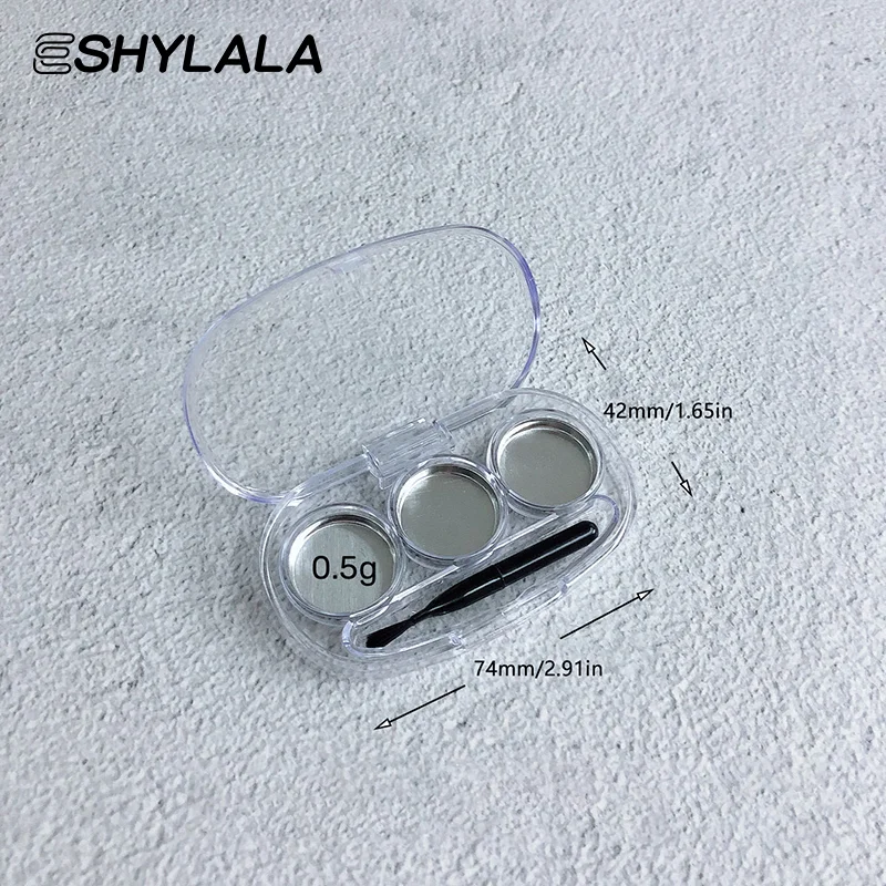 3 In1 메이크업 알루미늄 팔레트 립스틱 컨실러 아이섀도 메이크업 오거나이저 서브 패키지 트레이 디스펜싱 DIY 도구 뷰티 컨테이너