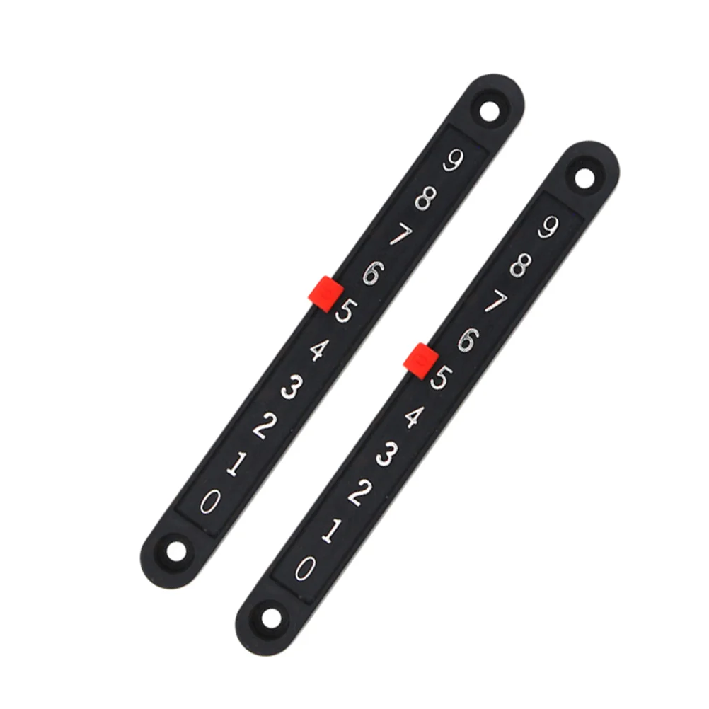 

2pcs Plastic Foosball Scoring Counters Table Football Scorekeeper (Black)