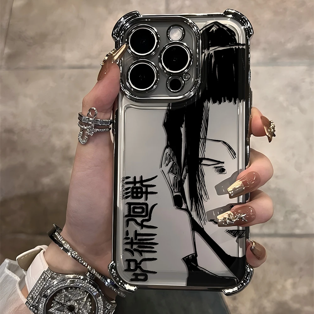 Jujutsu Kaisen Gojo Satoru Shockproof Anti-Fall Armor Plating Case