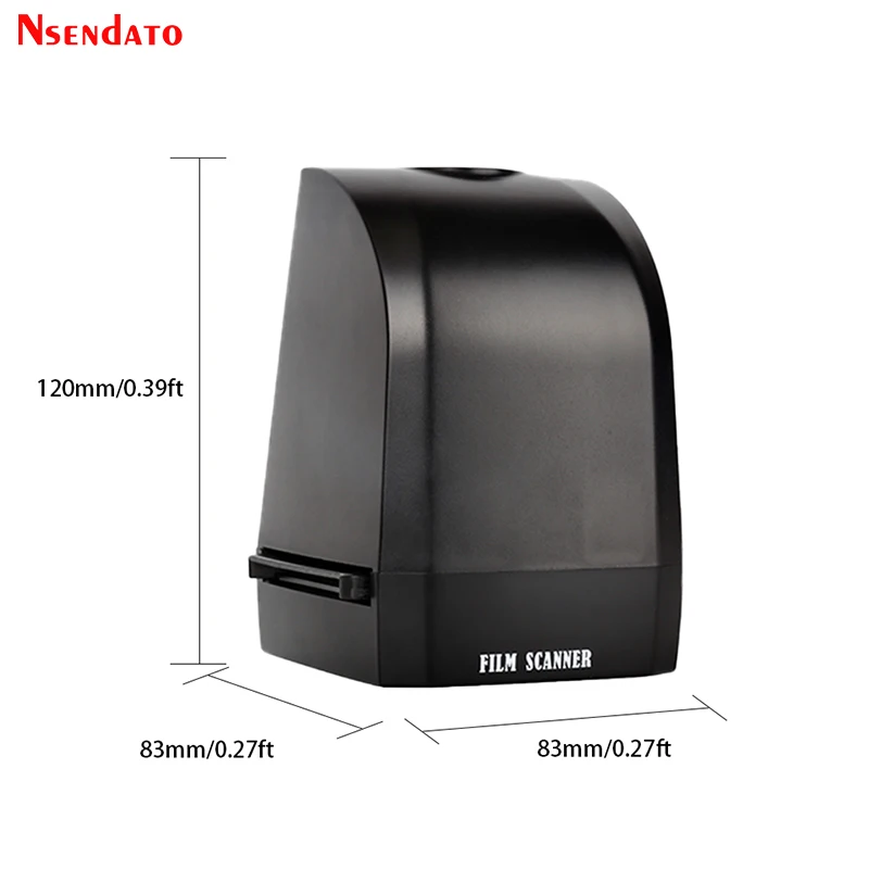 35mm 135mm Portable Film digital Scanner 8MP Color Photo Scanner Convert Save Film Negatives & Slides Directly on Your Computer
