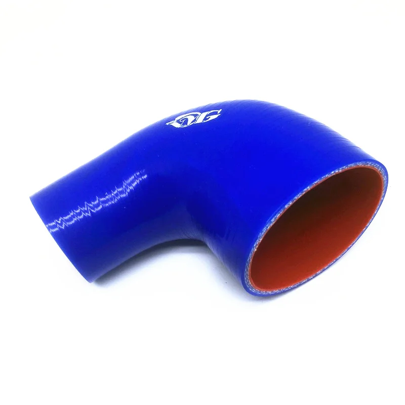 90 Degree Silicone Tubing Hose Intercooler Turbo Intake Pipe Coupler Hose Reducer Universal Multiple Sizes Blue 45-102mm