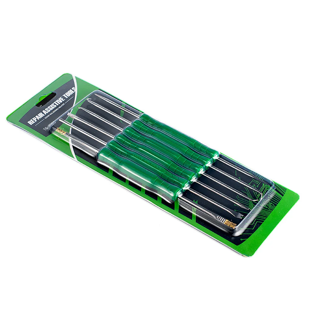 6 stücke PCB Entlöten Aid Tool Kit Löten Assist Tool PCB Reinigung Reparatur Werkzeug Platine Schweißen Hilfs Werkzeug – Detail 10