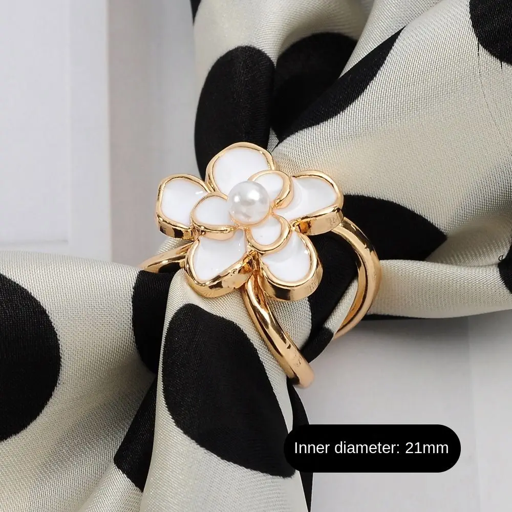 Crystal Scarf Buckle New DIY Knotting Artifact Shawl Ring Clip Alloy Multifunctional Brooches Jewelry Accessories 6