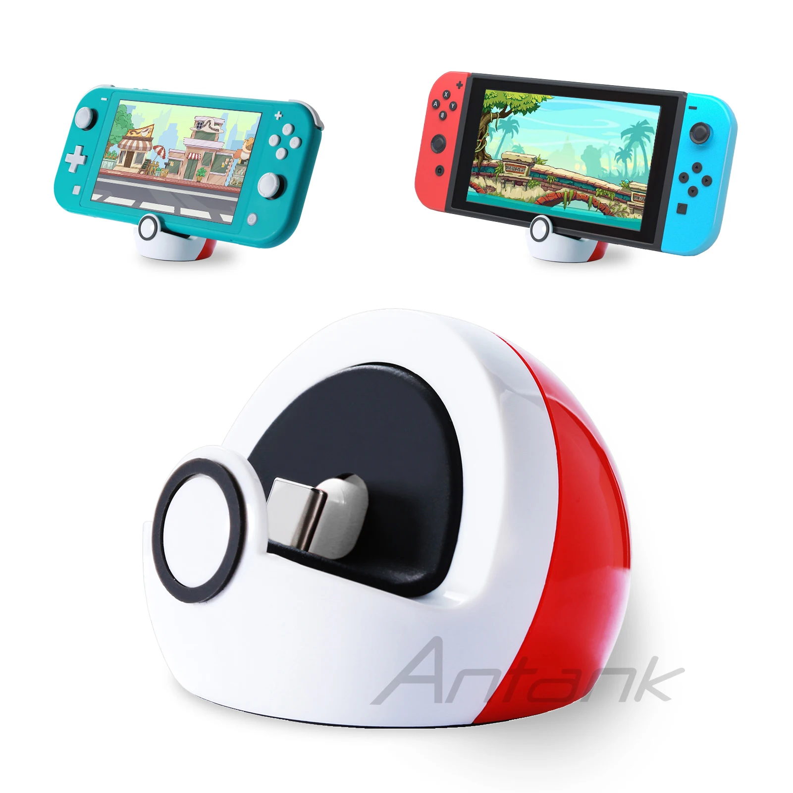 Portable Charging Bracket For Nintendo Switch/Switch Lite/Switch OLED with USB-C port for Switch Game