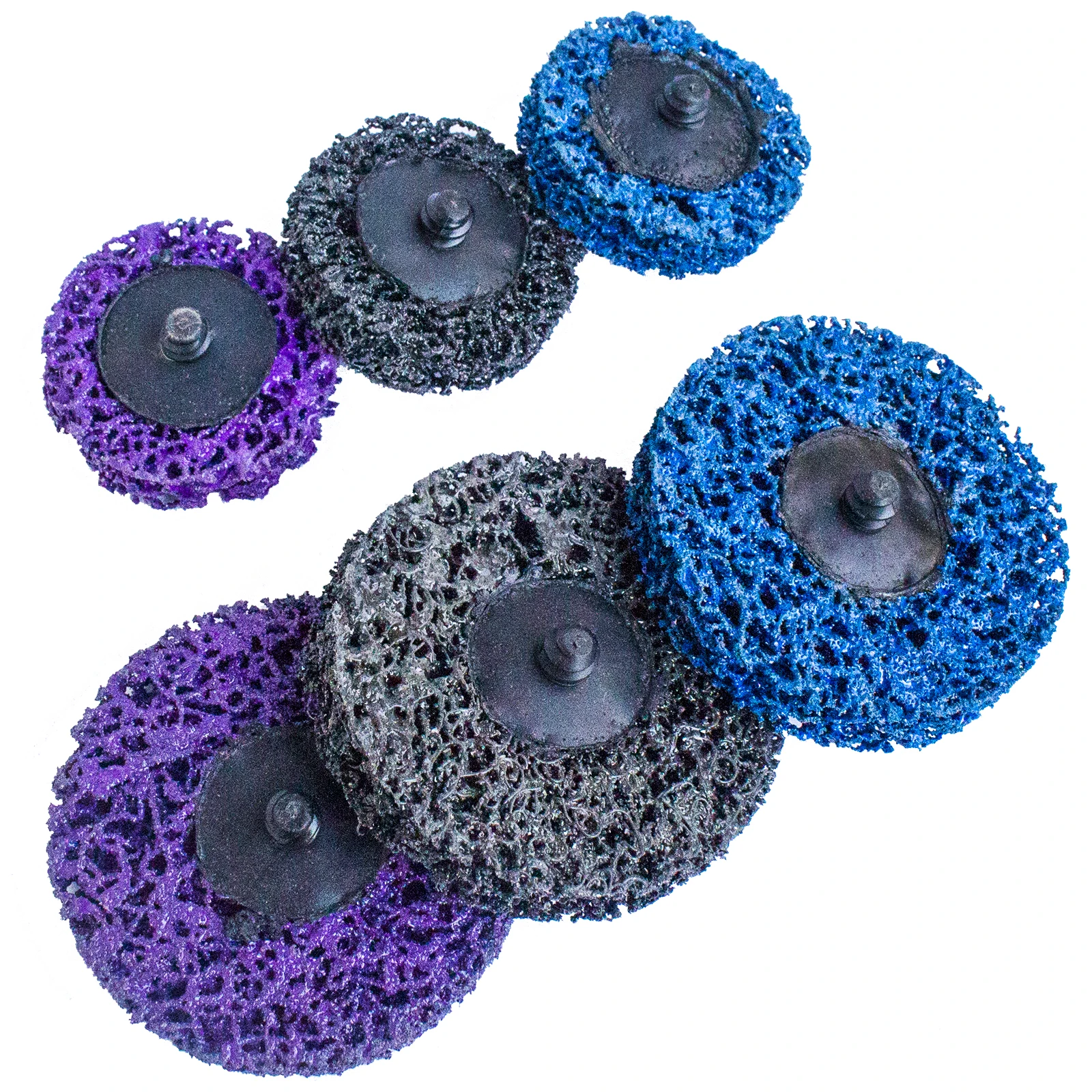 2pcs Stripping Wheel Strip Discs For Drill Clean & Remove Paint