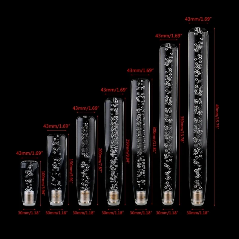 

Прозрачная пузырьковая ручка переключения передач, ручная ручка переключения передач, адаптер, универсальный подходит для