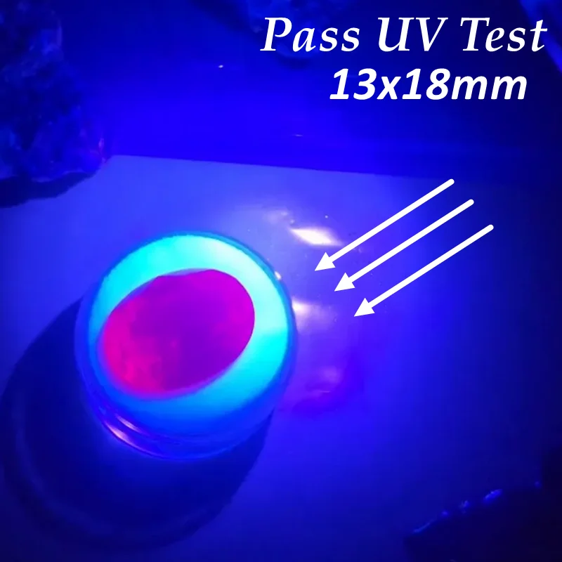 2 PCS Ruby Pretty Gem Passed UV Test 13&times;18mm Oval Cut VVS Loose Gemstone for Jewelry Making DIY Pendant Ring Gem