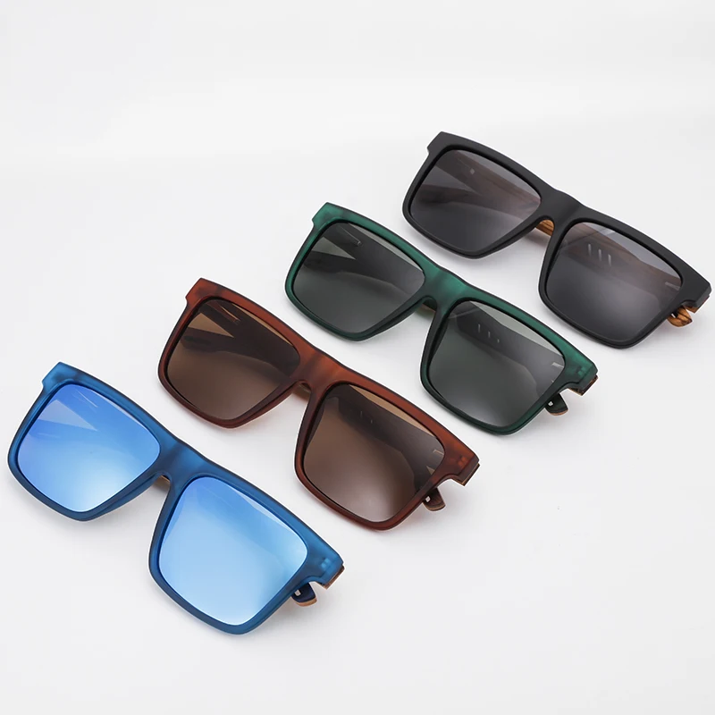Classic square eyewear for casual use with included protective box.