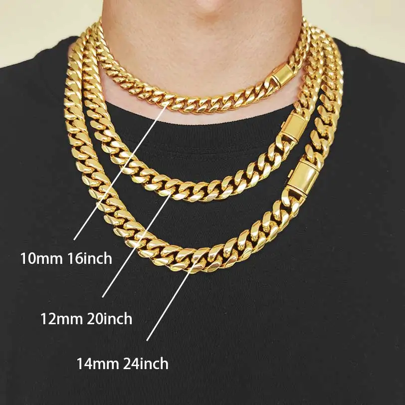 Collana Da Uomo In Acciaio A Maglia Gourmette 59 Cm X 11 Mm