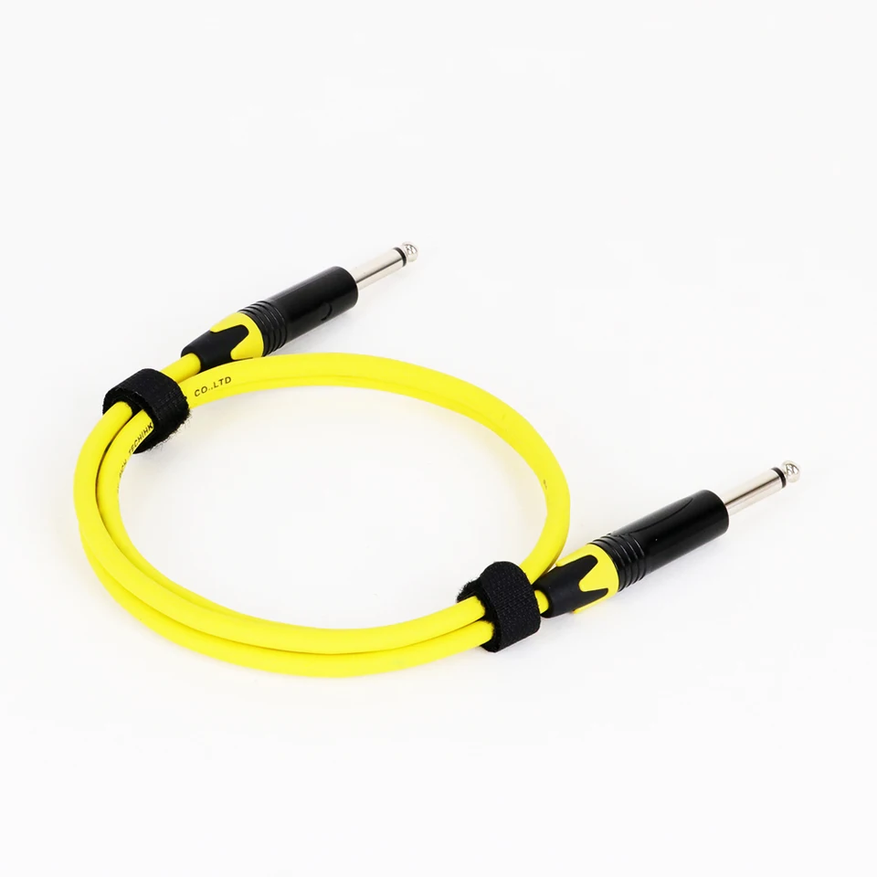 OEM Fascia Alta 6.35mm 1/4 Mono Schermato Cavo Amplificatore Per Chitarra Elettr - Foto 6