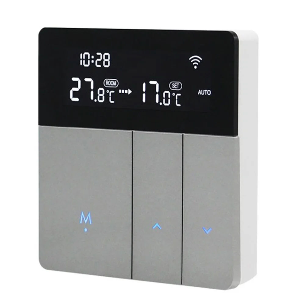 

Tuya WiFi Smart Temperature Controller Thermostat Backlight Brightness Automatic Adjustment APP Remote Control, I8HGB