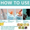 1pcs Air Flavor Pods Water Bottle Flavor Caps Fruit Scent Pods for Water Bottles Sports Water Cup Rings Outdoor Sport 6