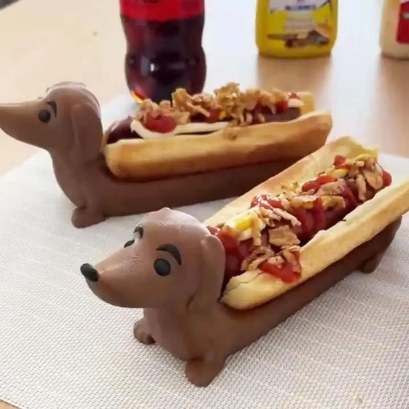 Puppy Shaped Serving Tray Dachshund Snack Holder Hot Dog Holder For Home Family Gatherings Parties Restaurants home tools 2