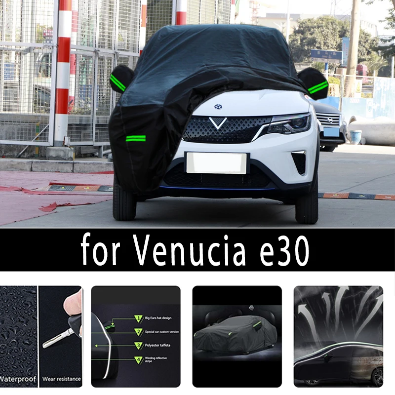 

For Venucia E30 Protection Full Car Covers Snow Cover Sunshade Waterproof Dustproof Exterior Car accessories