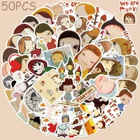 50pcs Japanese Designer Yoshitomo Nara Stickers Decals For Phone Laptop Suitcase Notebook Skateboard Waterproof Stickers 1