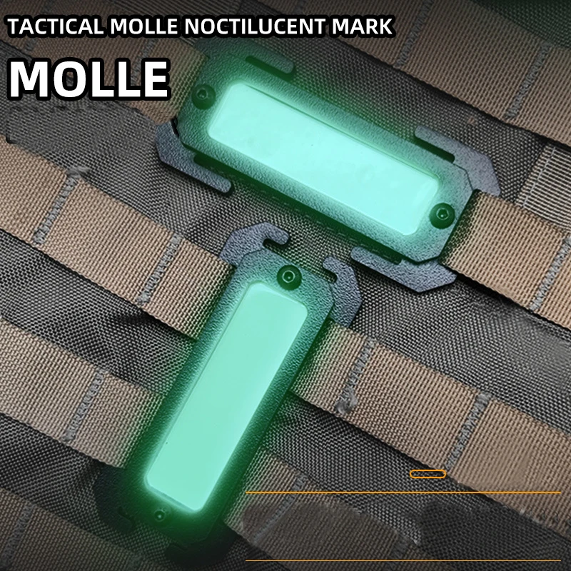 

2 шт. cal Molle прилегающий знак монтажные аксессуары Otdoor Kapsack универсальсветильник освещение Bard для кемпинга туризма
