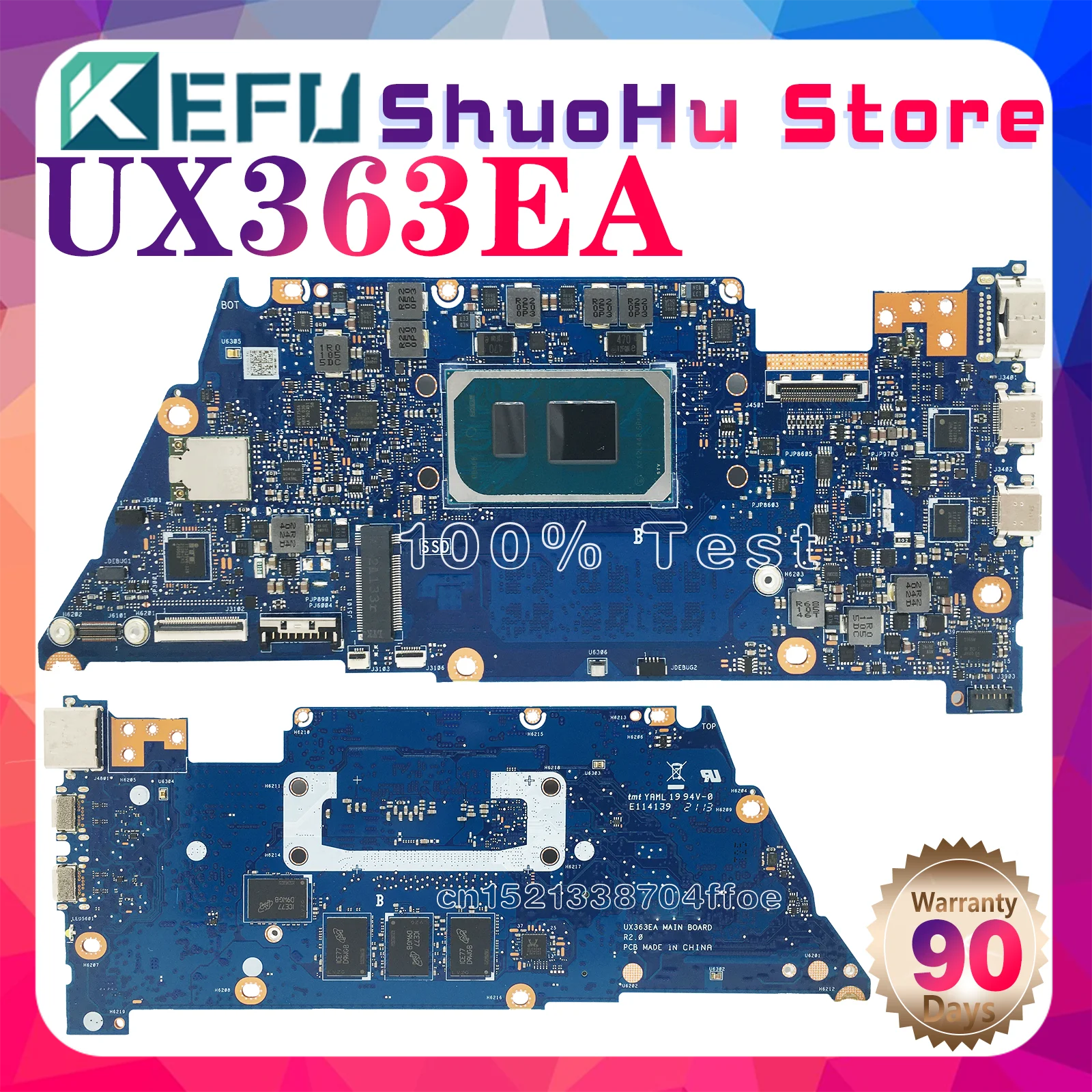 For ASUS UX333F UX333FA UX333FN U3300F motherboard Mainboard i3 i5 i7
