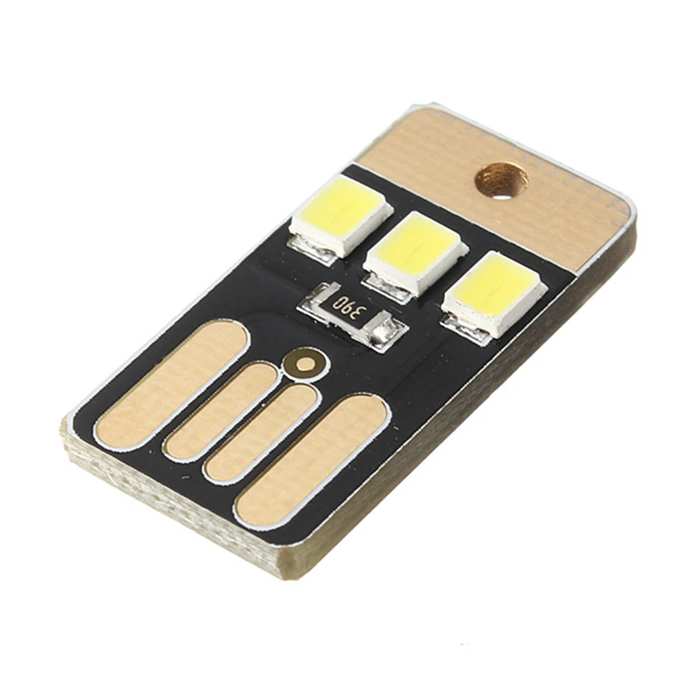 1PCS/5PCS Mini LED Night Light Pocket Card USB Power LED Keychain 0.2W USB LED Bulb Book Light For Laptop PC Powerbank Night Lamp
