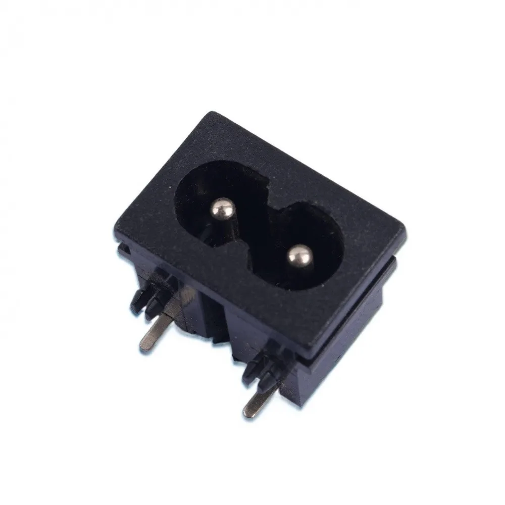 10PCS AC-003 전원 소켓 2핀 AC 전원 잭 암 소켓 250V 25A 가전 제품용 범용 AC 전원 콘센트