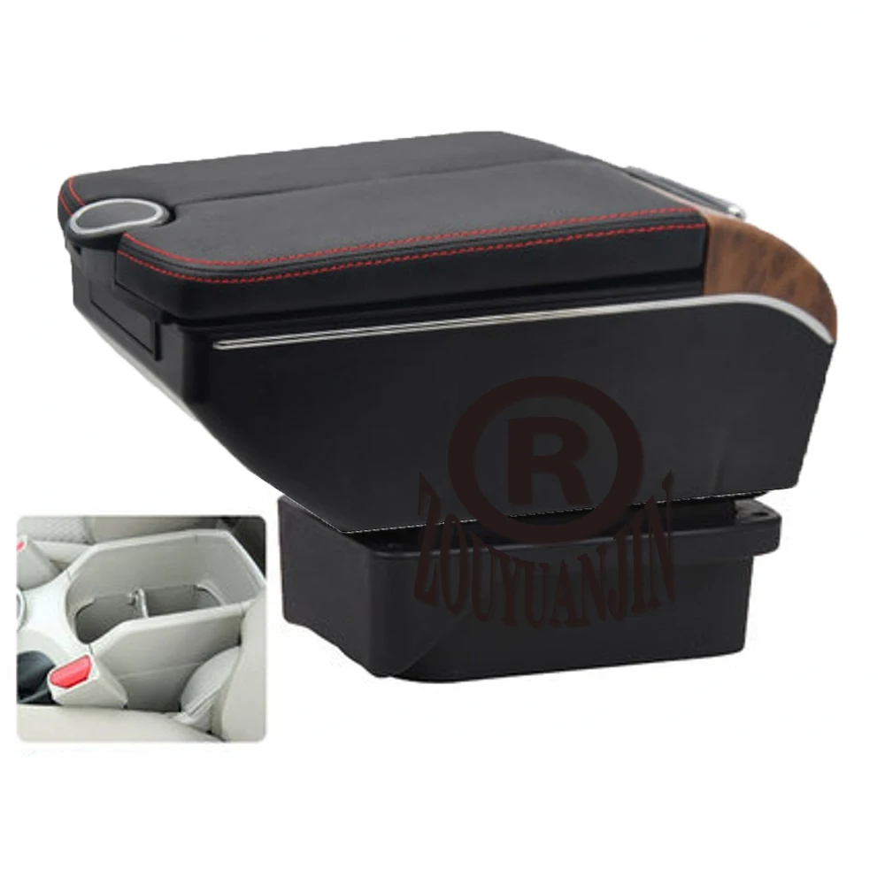 

For Toyota Verso Armrest Box Center Console Storage Elbow Rest Arm with Phone Charging USB Cup Holder