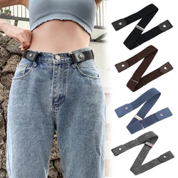 Ceinture artificiel astique Invisible Sans Couture Unisexe, Accessoire pour Paresseux et Sauvage, pour Jeans