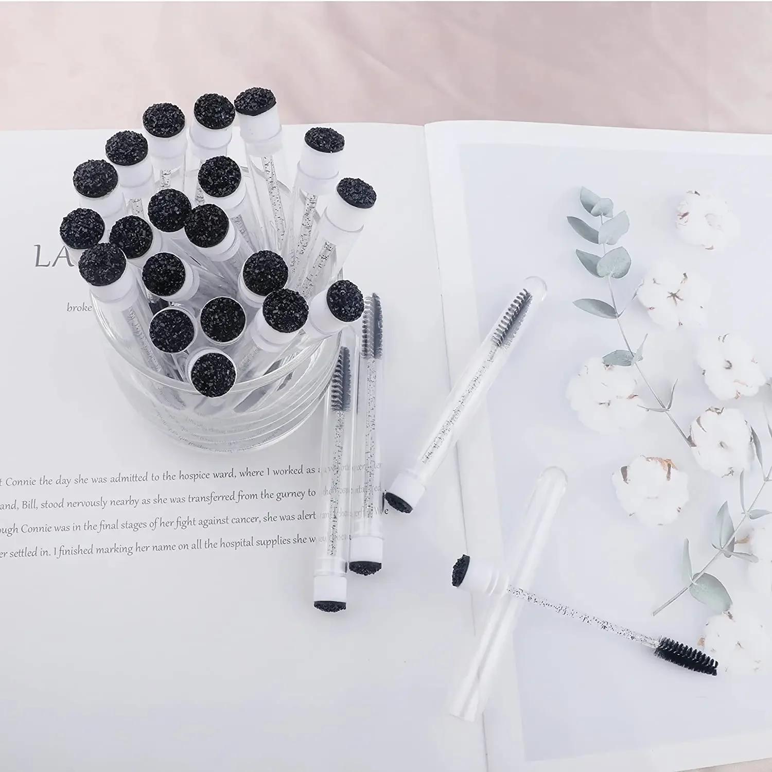 Tube for Eyelash Extension Disposable Mascara Wands Eyebrow Brush Applicator EyeLash Brushes 50pcs Reusable Eyelashes Brush