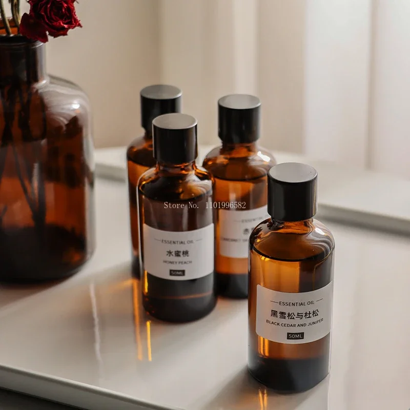 50ML/ Bottle Aromatherapy Candle Lasting Fragrance Natural Essential Oil DIY Candle Wax Sheet Gypsum Making Auxiliary Material