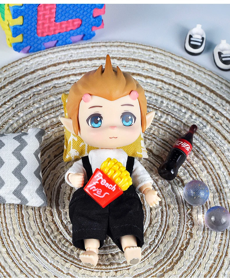 Cute YMY Whole Doll Movable Joint Doll BJD Doll Including: Doll Head Body Clothes Shoes for Obtisu11,Gsc Head Surprise Gift