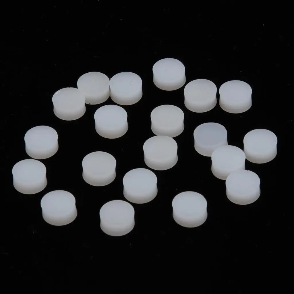 20 Pieces Trumpet Trombone Spit Valve Cork Pad ( Gel/Solid Wood)