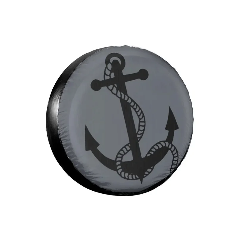 

Anchor 14" 15" 16" 17" Inch Leather Spare Tire Cover Case Bag Pouch Protector Car Tyres for Jeep Hummer Cars Accessories