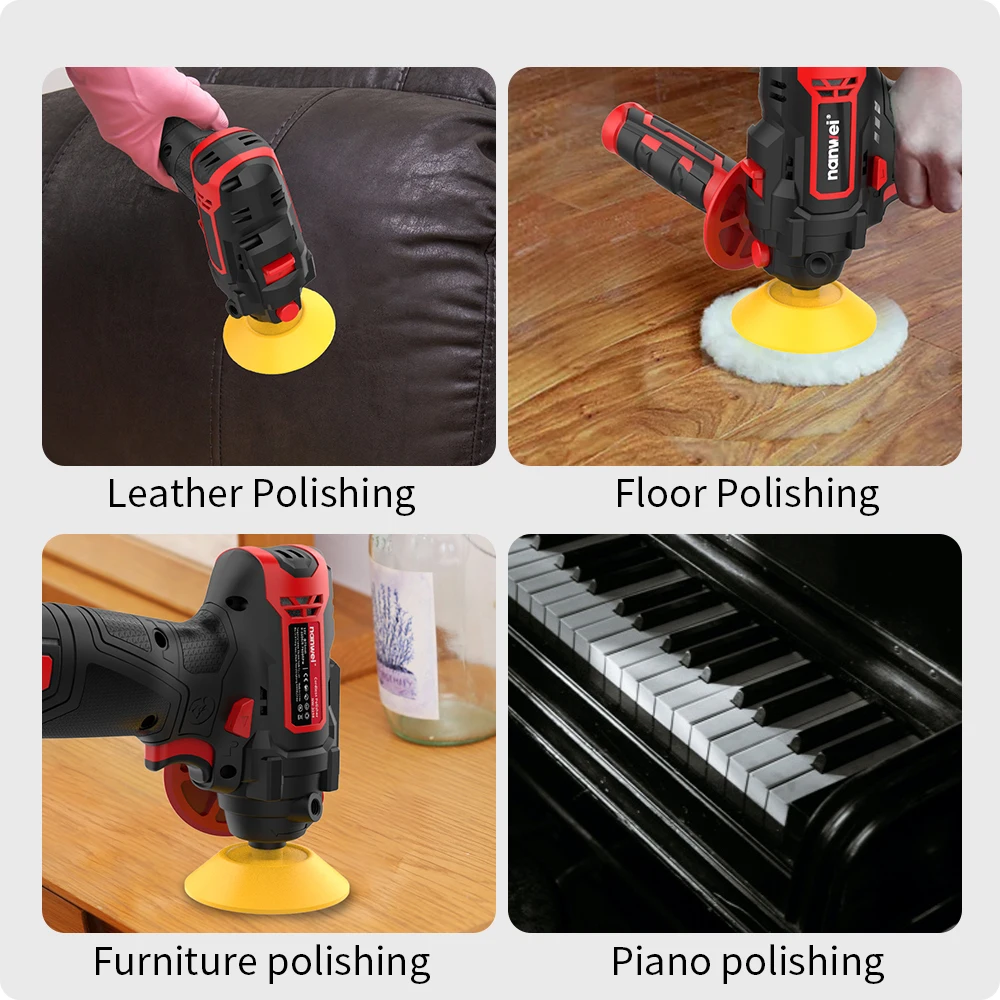 Nanwei Mini Car Polisher 12V Typc-c Charging Interface Car Paint Scratch Repair Polisher