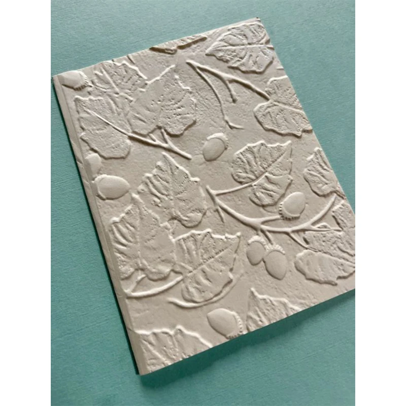 Nine Transparent 3d Embossed Folders Diy Paper Cuttings Mold Embossed Plastic Plate Design Scrapbook 6.5 X 4.5 Inches N