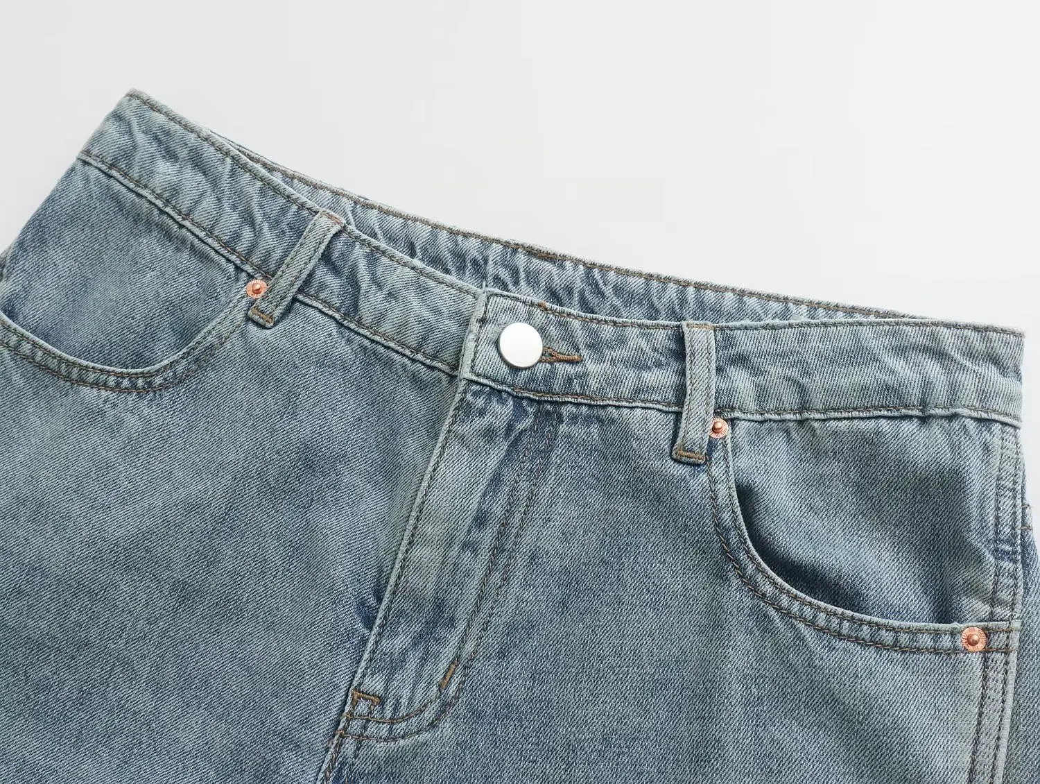 Рисунок 3 - Джинсы женские винтажные с широкими штанинами