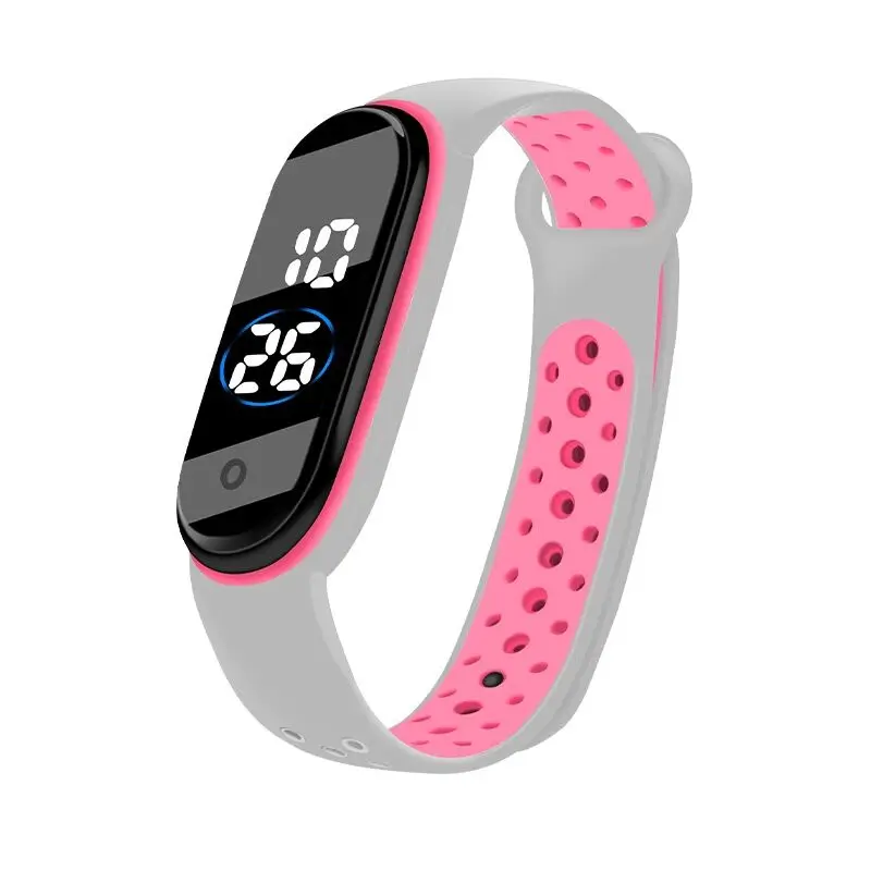 Best Selling Silicone Bracelet Electronic Watch Men's Sports Leisure Waterproof Women's Watch Couple Simple Men Digital Watch 