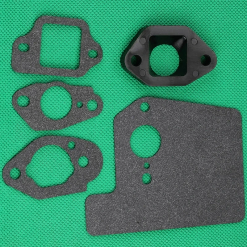 Carburetor Insulator Gasket GV160 Engine Carburetor Muffler Gasket GCV160 GCV190 GSV190 for Lawn Mower Lightweight 3