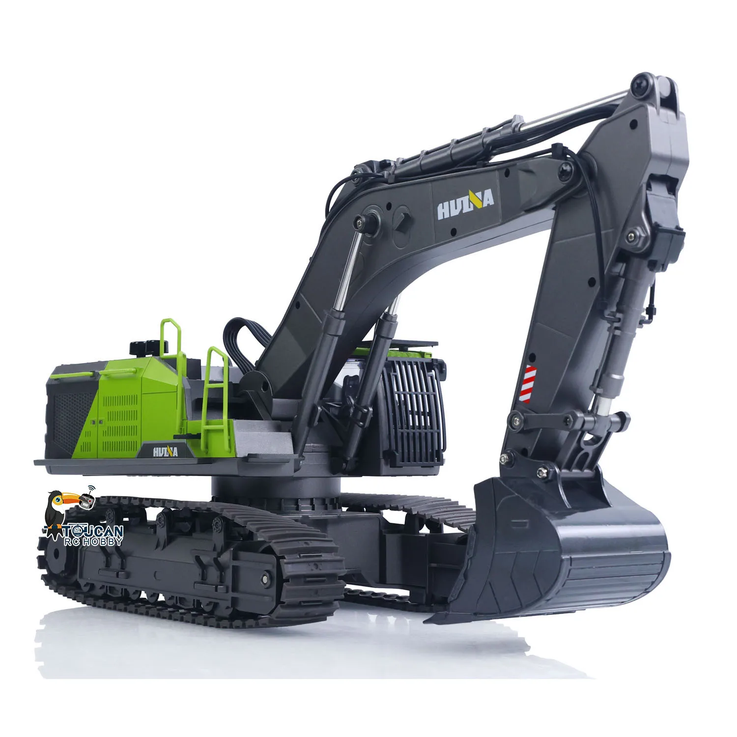 HUINA 1593 1/14 2,4G RC Bagger 593 28CH Rotierender Legierungs-Bagger mit Licht und Sound Ferngesteuerter LKW Elektrisches RC-Spielzeugmodell Geschenke – Detail 8