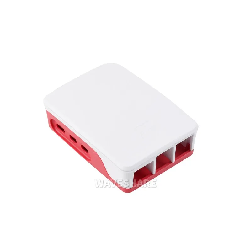 Custodia Ufficiale Raspberry Pi Per Raspberry Pi 5, Ventola Di Raffreddamento Incorporata, Colore Rosso/Bianco