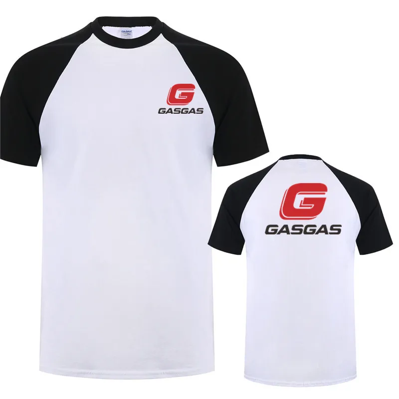 Gasgas 오토바이 T 셔츠 코튼 남성 여름 멋진 Gasgas T-셔츠 Funny Tee Man Tshirt LH-090