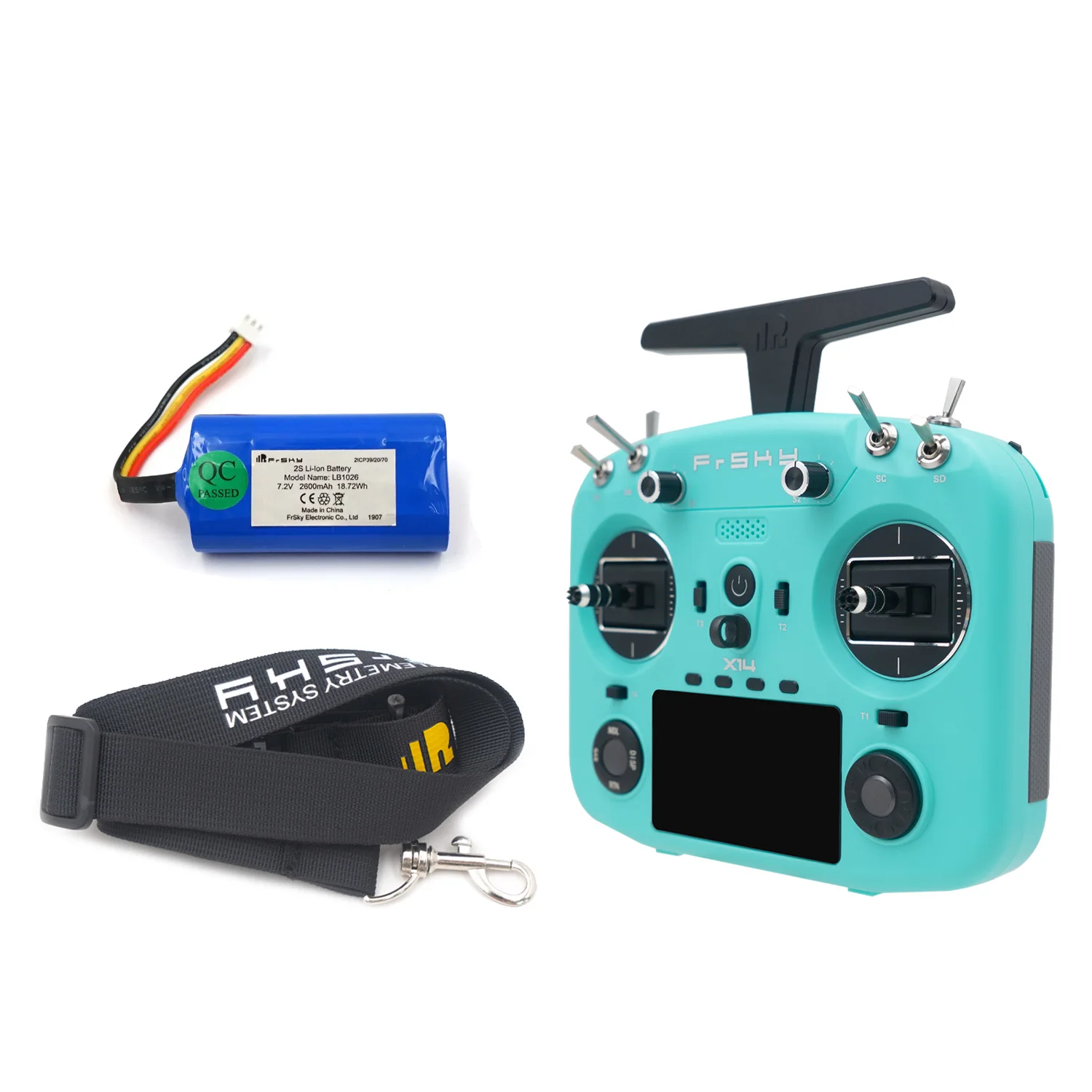 Récepteur RC X14 2.4GHz 6CH Blanc/Noir/Vert - Pièces Électroniques RC