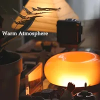 Aesthetic Doughnut LED Night Lamp – Cozy Ambient Light, Touch Control,Warm Color 6