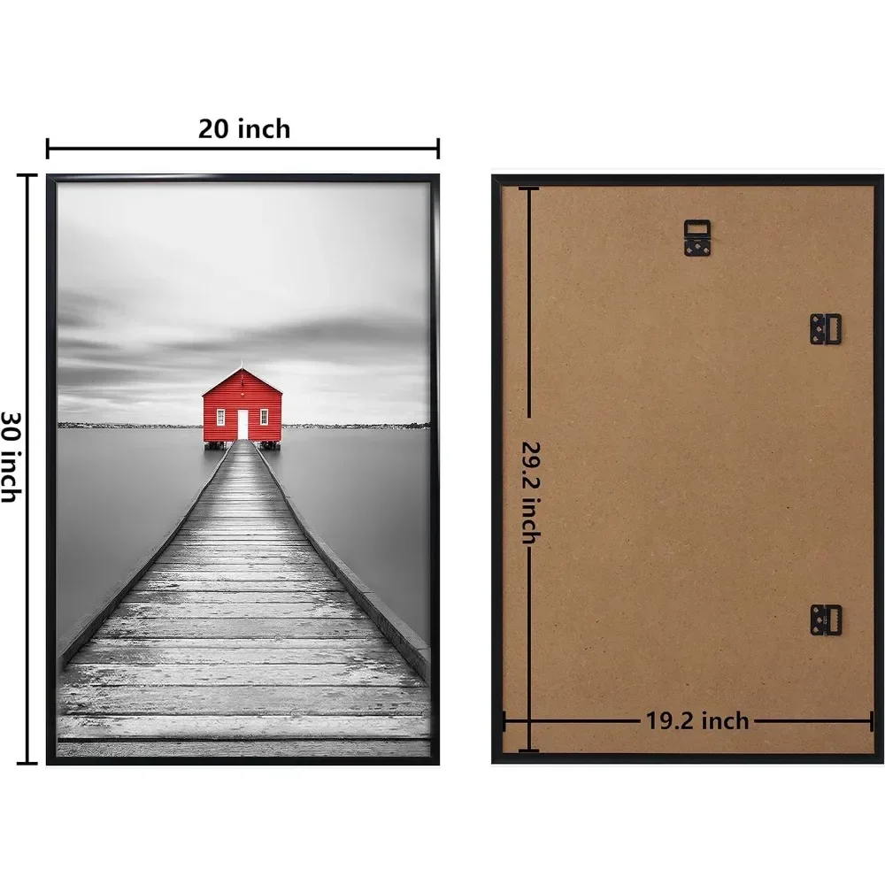 20x30 Frame Black 20x30 Poster/Picture Frame For Horizontal or Vertical Wall Mounting Sturdy and Scratch-proof photo frame wood canvas frame wood photo frame wood frame wood picture frame art frames