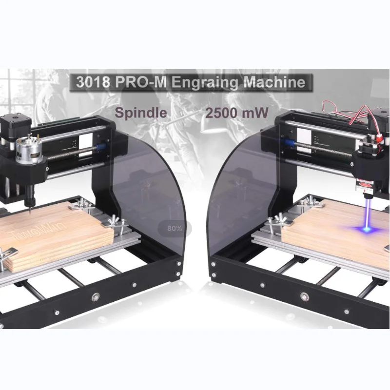 20W CNC 3018 Pro Max Laser Engraver GRBL DIY 3Axis PBC Milling Laser Engraving Machine Wood Router Upgraded 3018Pro With Offline